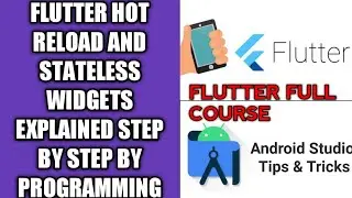 Flutter Tutorial | Hot Reload in Flutter | Flutter Stateless widget | #5