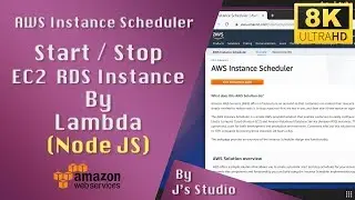 NodeJS - Start stop EC2 and RDS instance by AWS Lambda