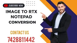 RTX Notepad Conversion Demo .rtx .nts .wrt Fast Conversion Software. 7428811442 TO PURCHASE