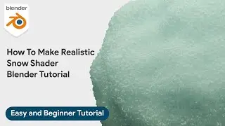 How To Make Realistic Snow Shader in Blender | Blender Tutorial