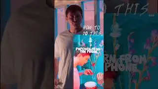 How to make such a simple popcorn effect from your phone 