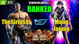 THESIRIUS9 (BRYAN) vs MANG JAJANG (REINA) TEKKEN 8 RANKED GAMEPLAY - RANKED GAMES - 2024