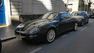 black maserati 4200 GT in paris France