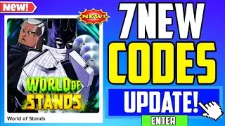 *SECRET UPDATE!* | World of stand CODES 2025 (ROBLOX world of stand)Part 1121