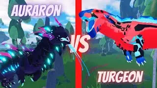 AURARON VS TURGEON | Creatures of Sonaria