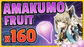 All 160 Amakumo Fruit Locations IN 10 MINS !  (SPEEDRUN ROUTE) | Genshin Impact