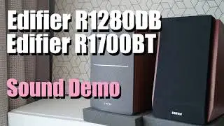 Edifier R1280DB vs Edifier R1700BT  ||  Sound Demo w/ Bass Test