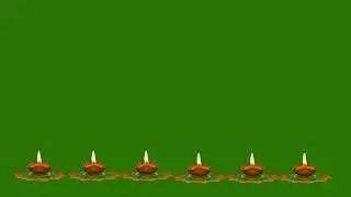 Beautiful Happy Diwali Video | Motion Graphics | Green Screen l diya