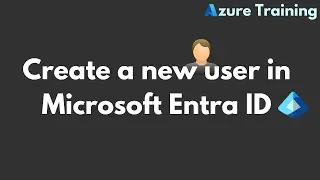 Create a new user in Microsoft Entra ID