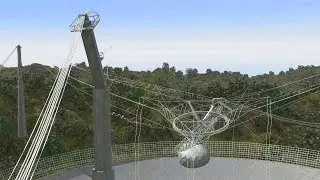 Arecibo Observatory Collapse Simulation [8K]