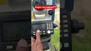 Total station per angle working kaise karte hain???