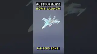 Russian Su-34 Launches 3 Ton Glide Bomb!