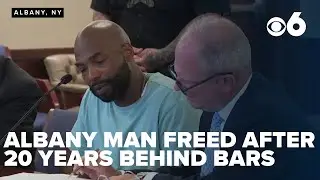 Albany man freed after 20 years behind bars for a murder he didn't commit