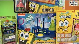 Spongebob SquarePants Collection Unboxing Review l Sandy’s Science Lab ASMR