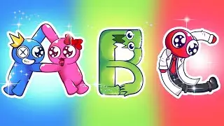 Alphabet Lore (A - Z...) But Transformed from RAINBOW FRIENDS Character #2 | GM Animation