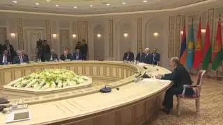 В. Путин: прекращение деятельности ЕврАзЭС 10.10.2014, Минск