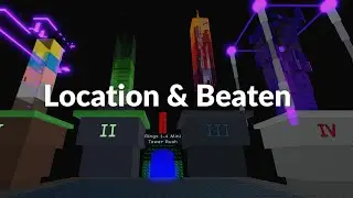 JToH: Rings 1-4 Mini Tower Rush in Ring 5 (Location & Beaten)
