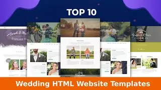 Top 10 Wedding HTML Website Templates | Marriage And Wedding Templates In HTML | Wpshopmart