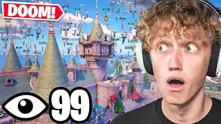 I Got 100 Players To Land At CASTLE DOOM In Fortnite! (Season 4)