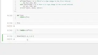 Root finding methods in Python - Bracketing methods