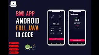 How to create bmi calculator in android studio | BMI calculator in android studio | Source Code