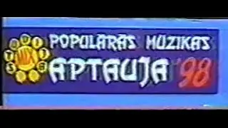 Populārās mūzikas aptauja '98 - Fragments Latvijas TV 1998.gads 31.maijā
