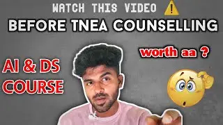 🤯Does Really AI & DS / ML Course Worth 👀🤔? AI & DS / ML Course Review in Tamil 2024-25 TNEA