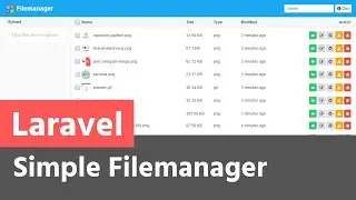 Install Laravel Simple Filemanager - Laravel Package