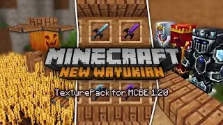 MCPE aesthetic TexturePack 1.20 Wayukian