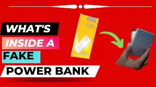 What's Inside a fake Power Bank | Railway Station ke power bank ke ander kya hota hai.