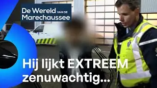 Jongen met FLINKE ZAK DRUGS OP ZAK doet MOEILIJK | De Wereld van de Marechaussee 