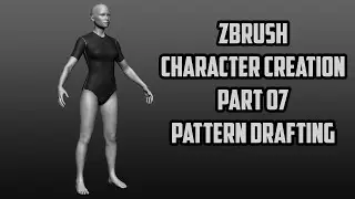 ZBrush Character Creation 07 Pattern Drafting