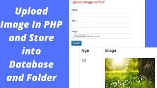 Upload image in PHP and display