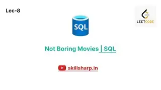 Not Boring Movies | Leetcode | Easy | SQL