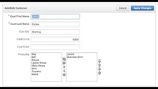 How to manage / create Shuttle in oracle apex