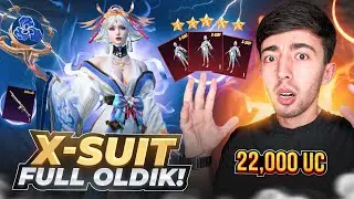 22,000 UC YANGI KOSTYUM-X FULL OLDIM 🥵 PUBG MOBILE!!!
