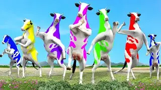 Funny Cow Dance Cow Song  Cartoon Cow Videos  Dancing Cow  3D Animated Flying Cow Dance Video