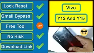 Vivo Y15 And Y12 Pattern Pin Lock And Frp Reset With Free Tool