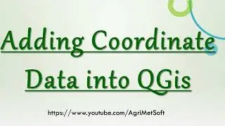 Adding Coordinate Data into #QGIS | Input csv File to QGIS | Add layer Option