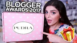 МНОГО КОСМЕТИКИ! Распаковка подарка с PUDRA BLOGGER AWARDS 2017