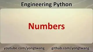 Engineering Python 04A: Numbers