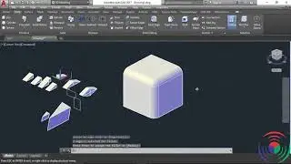 Autodesk AutoCAD: How to use 3D Fillet Command in Autodesk AutoCAD