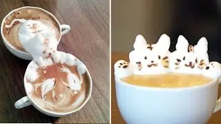 Amazing 3D Coffee Art