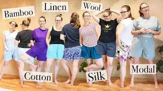Knit Fabric Isn't Always Polyester... Let's Compare!