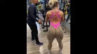 VIVI WINKLER  - Back and Shoulders Workout with  Fitness Trainer Pt 1 