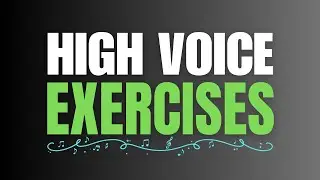Vocal Exercises for HIGH Singers [Beginner and YOUNG Voices]