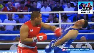 5d) Ceremonia de Medallas - +91kg - Boxeo - Barranquilla 2018