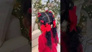 Easy Christmas Hair Idea 🎄 
