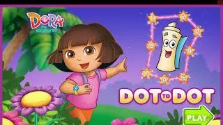 Dora the explorer - dora dot to dot cartoon - dora dora the explorer | dora buji | dora and boots