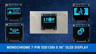 Monochrome 7-pin SSD1306